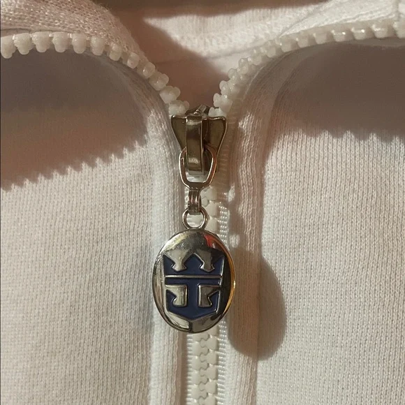 Royal Caribbean International White Half-Zip Pullover with Navy Accents - Picture 4 of 7